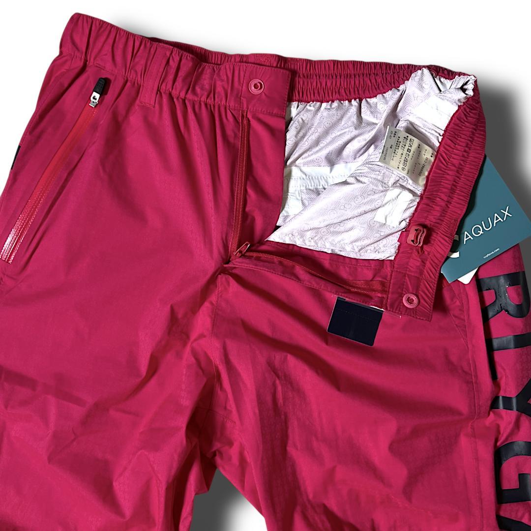 0 パーリーゲイツ AQUAX 撥水 防水 ビッグロゴ レインパンツ 090