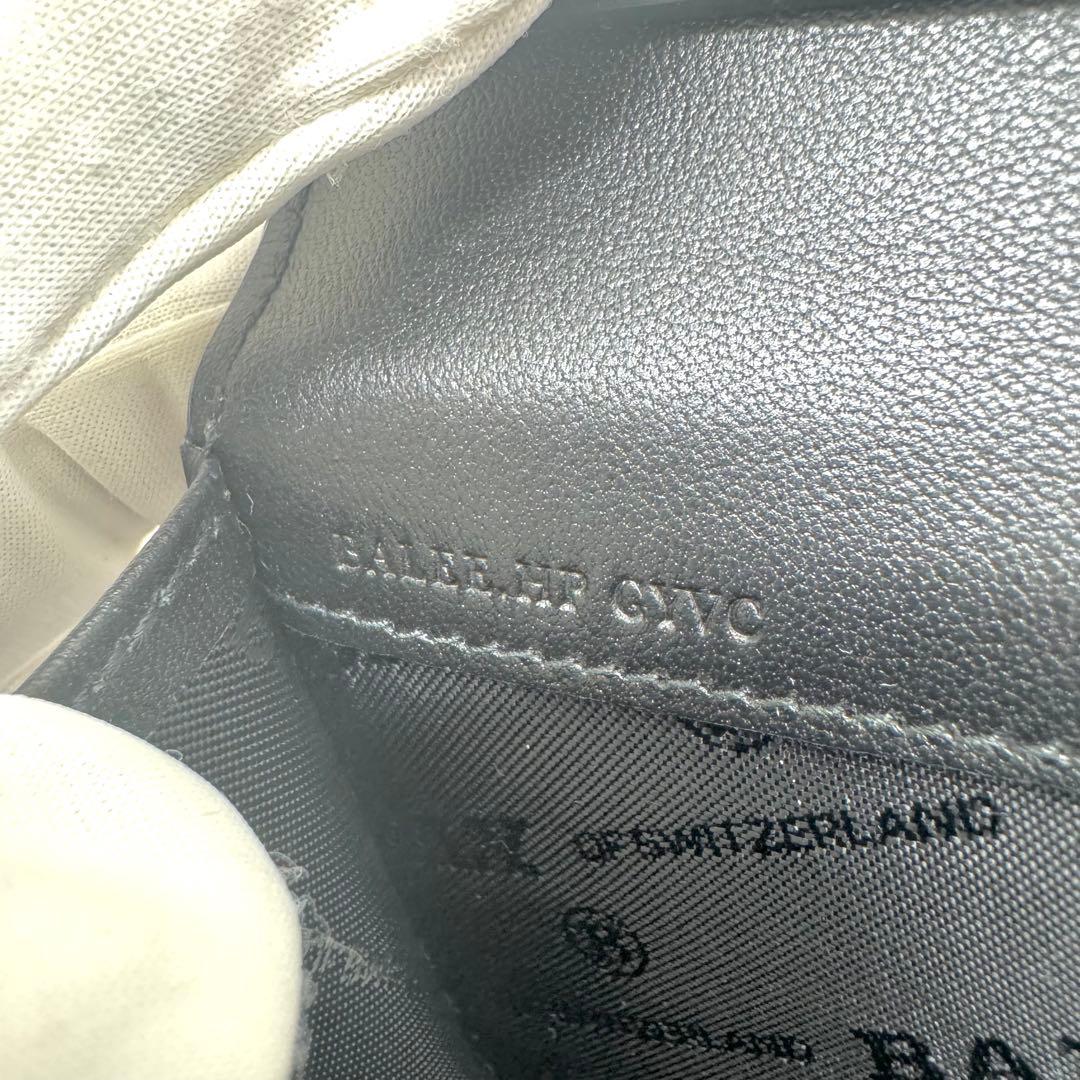 新品・未使用　バリー　名刺入れ　カードケース　ブラック レザー　ビジネス