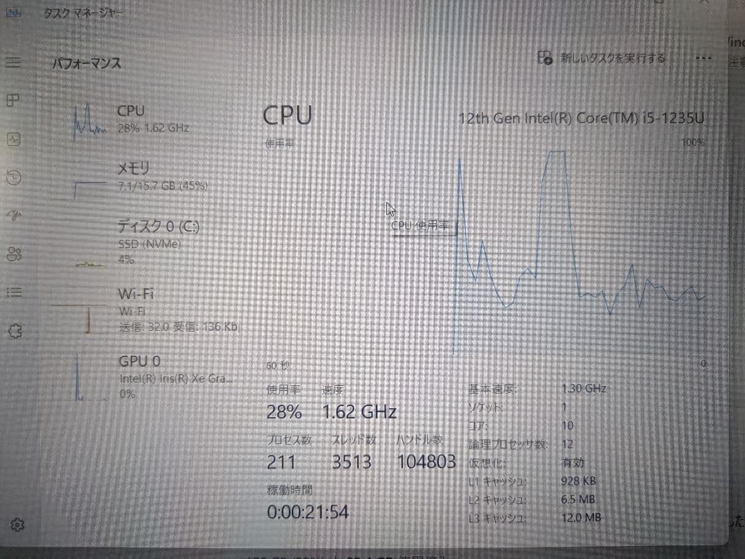な*ず様 動作品　inspiron 15 3520 【メモリ16GB】