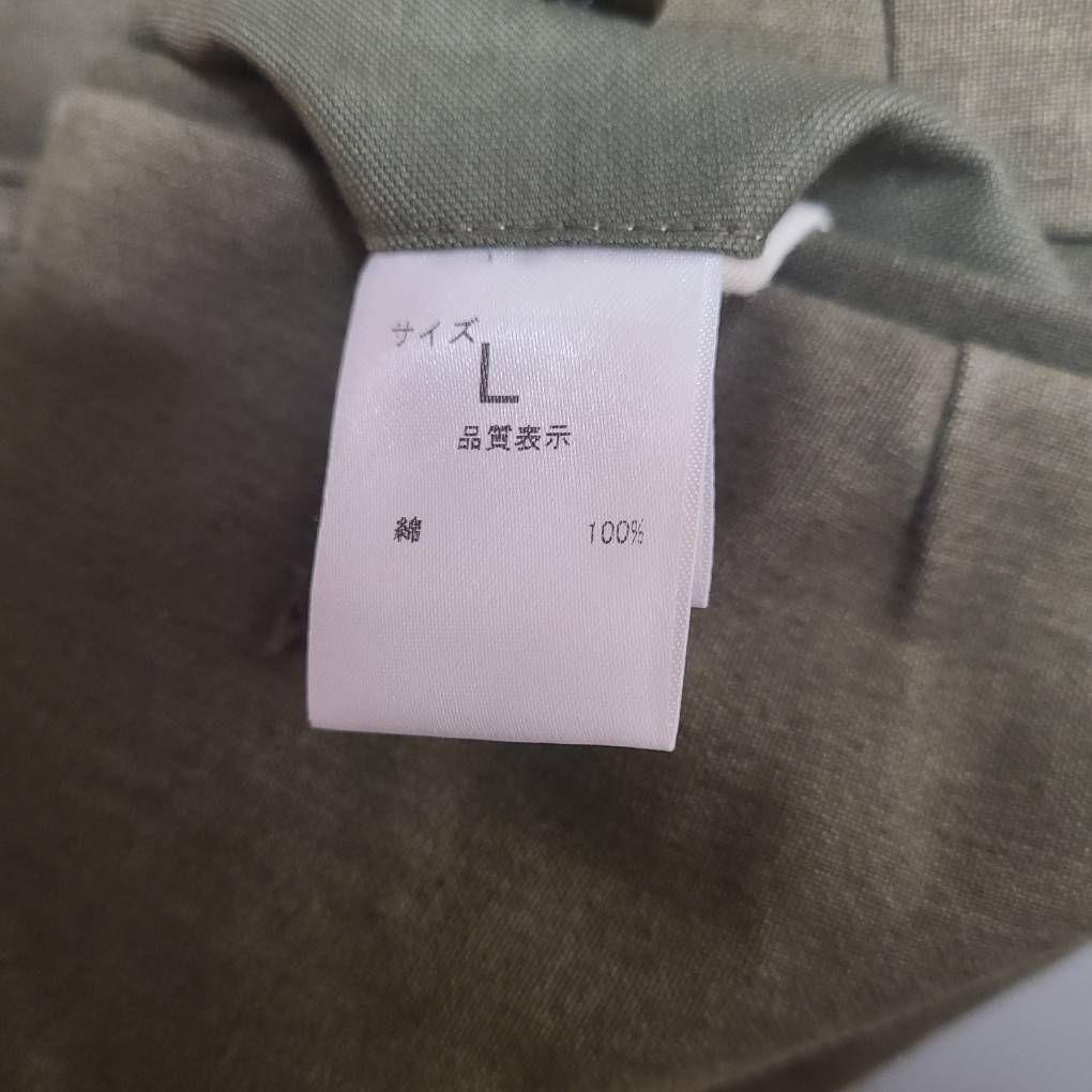 ニート NEAT サロペット オーバーオール カーゴ パンツ L 綿 カットオフ