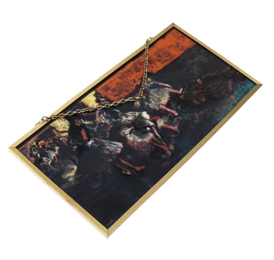 エドガー・ドガ 楽屋の踊り子たち ヴィンテージ ステンドグラス