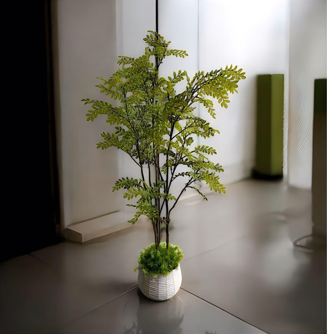 光触媒　人工観葉植物　ウォールグリーン　フェイクグリーン　シマトネリコ140