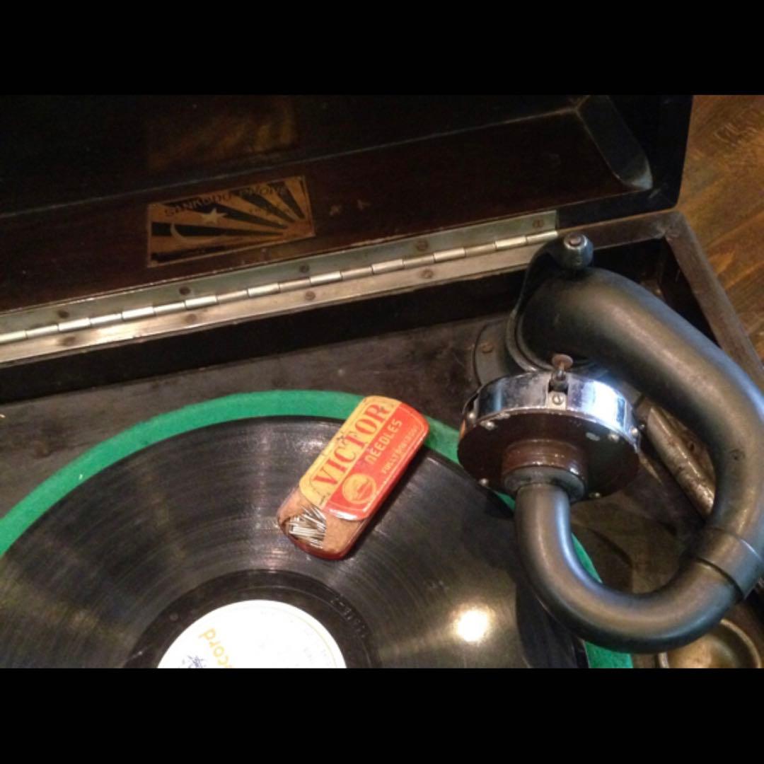 SANKODO 蓄音機☆アンティーク 骨董 レトロ レコード ビンテージ 音盤