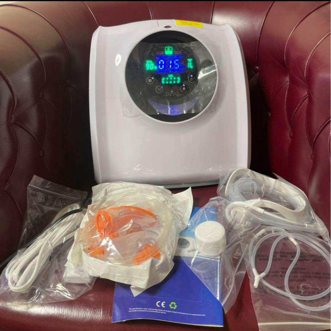 新品2021 年 酸素発生器6L家庭用 在宅酸素吸入器 リモコン付