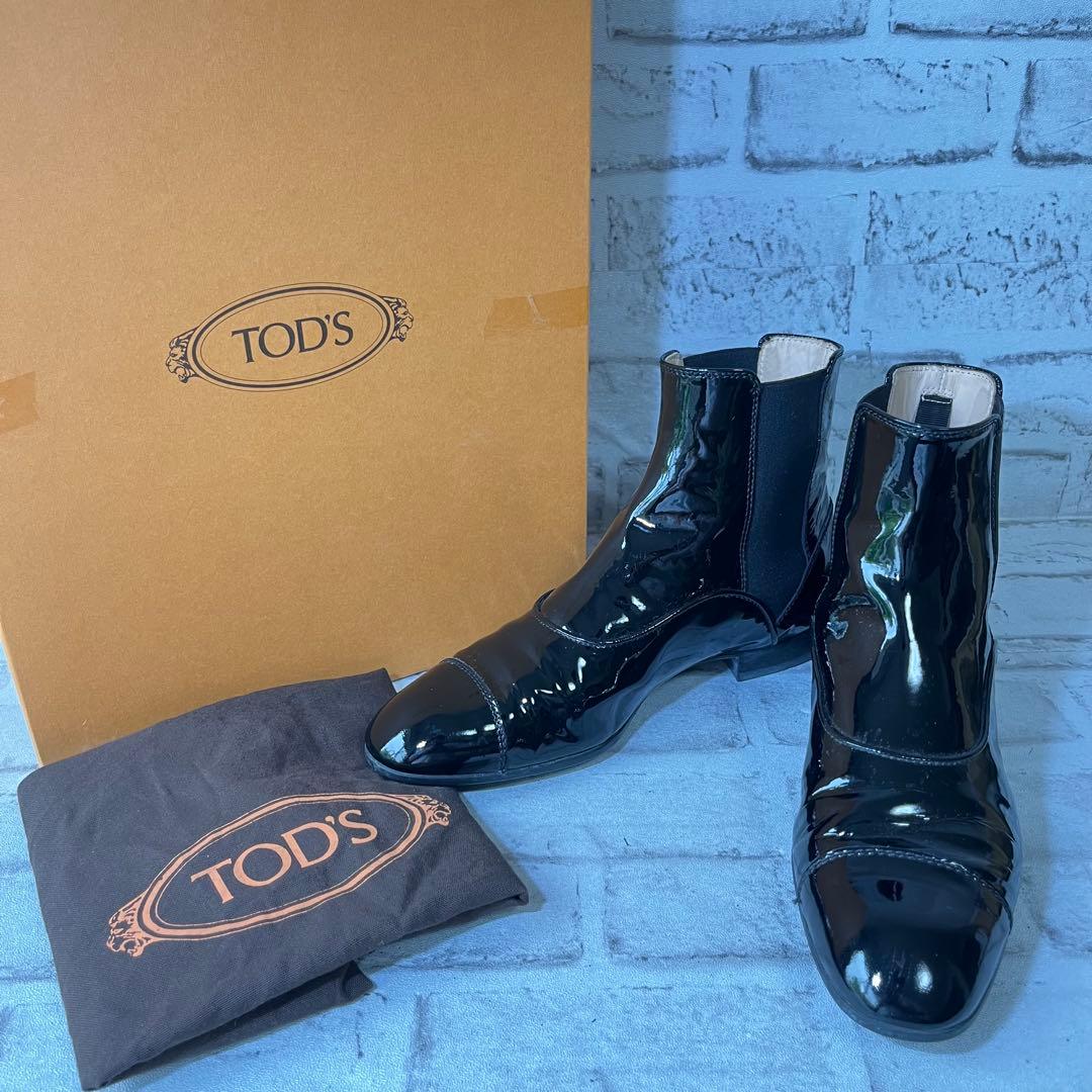 TOD'Sトッズ ☆ サイドゴア ブーツ　チェルシーブーツ　36　ブラック黒