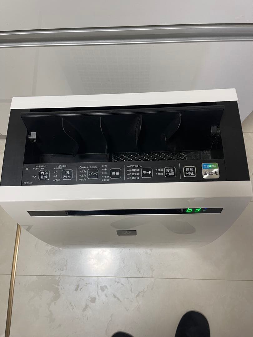 除加湿空気清浄機 KC-HD70-W 2018年式