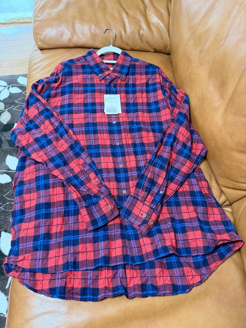 ジャーナルスタンダードラックス　シャーリングチェック Big-BD-シャツ