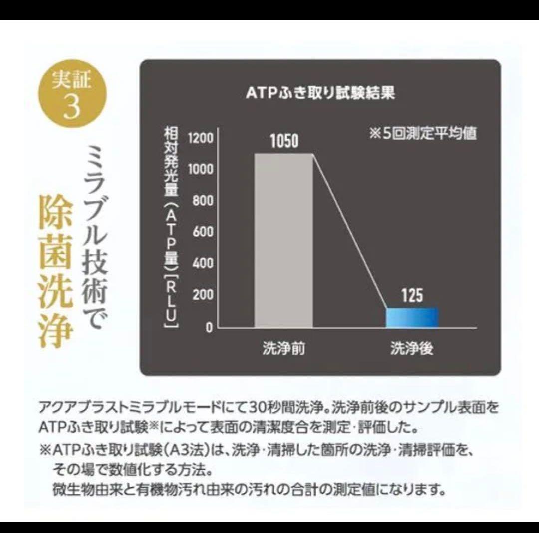 サイエンス ポータブル 高圧洗浄機 ミラブル アクアブラスト 【新品未使用】