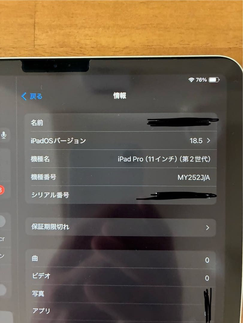 iPad Pro 11-inch (第2世代) apple pencil(第2)