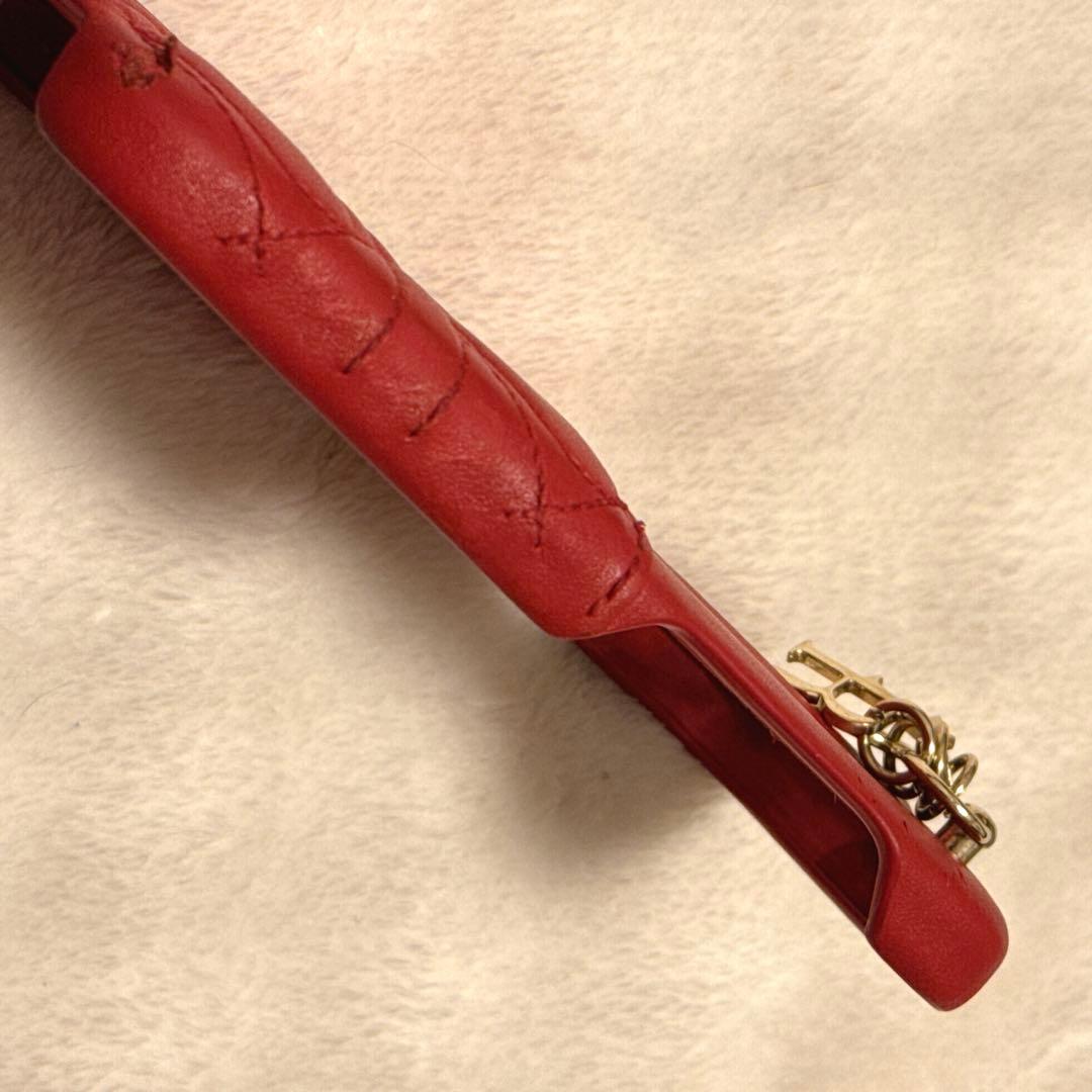 日本限定 LadyDior iPhone15pro ハート バレンタイン 赤