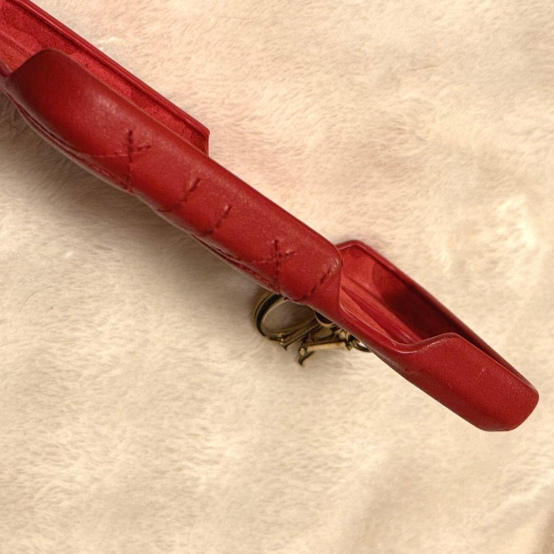 日本限定 LadyDior iPhone15pro ハート バレンタイン 赤