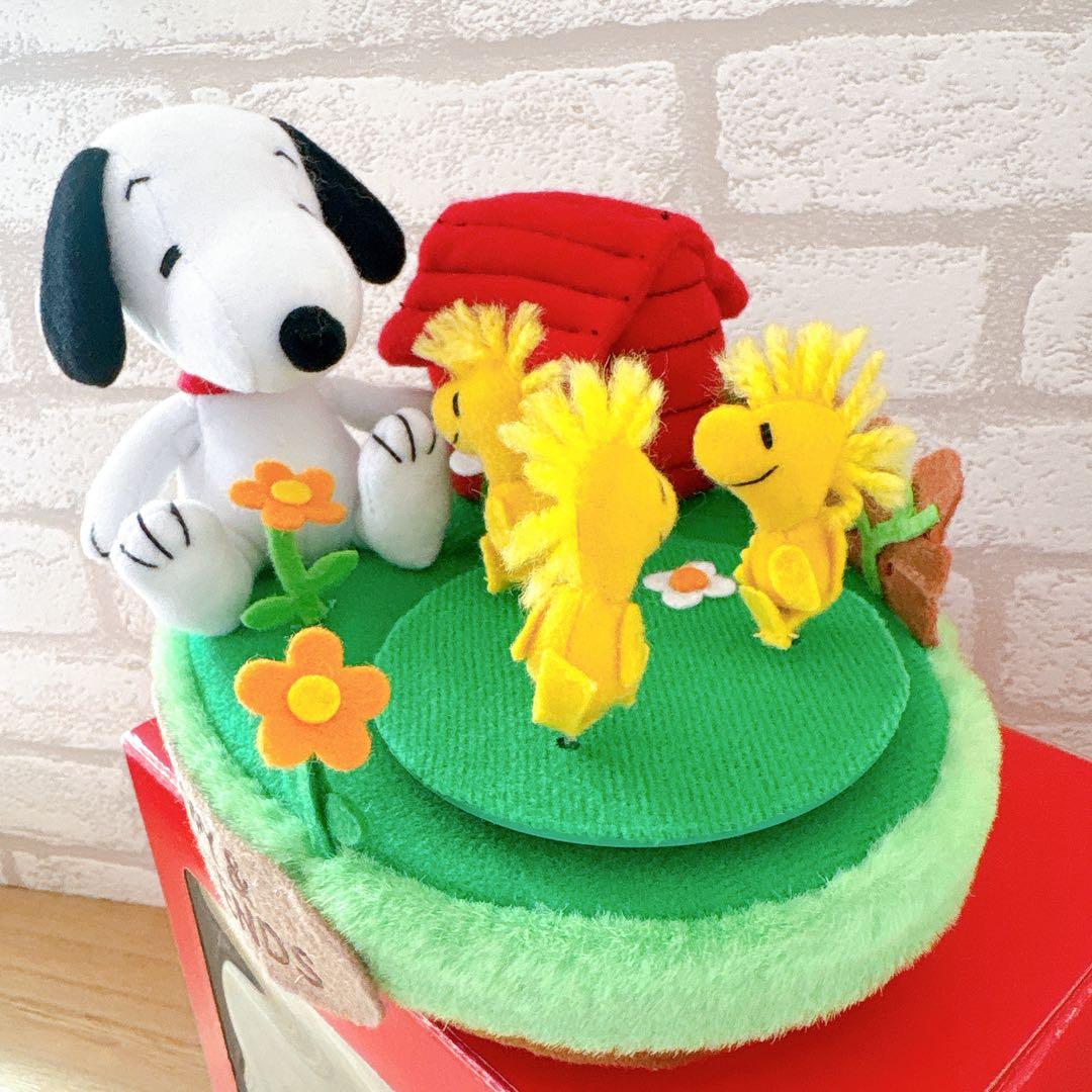 スヌーピー　ぬいぐるみ　オルゴール　レトロ　サンキョー　美品　激レア　グッズ