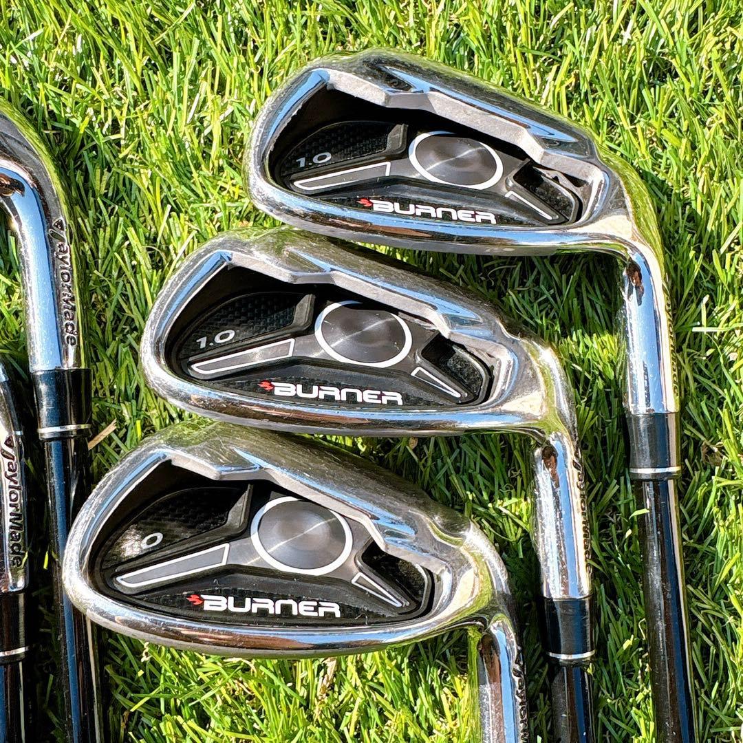 メンズゴルフクラブ　テーラーメイド　バーナー1.0 アイアン6本 FLEX.R