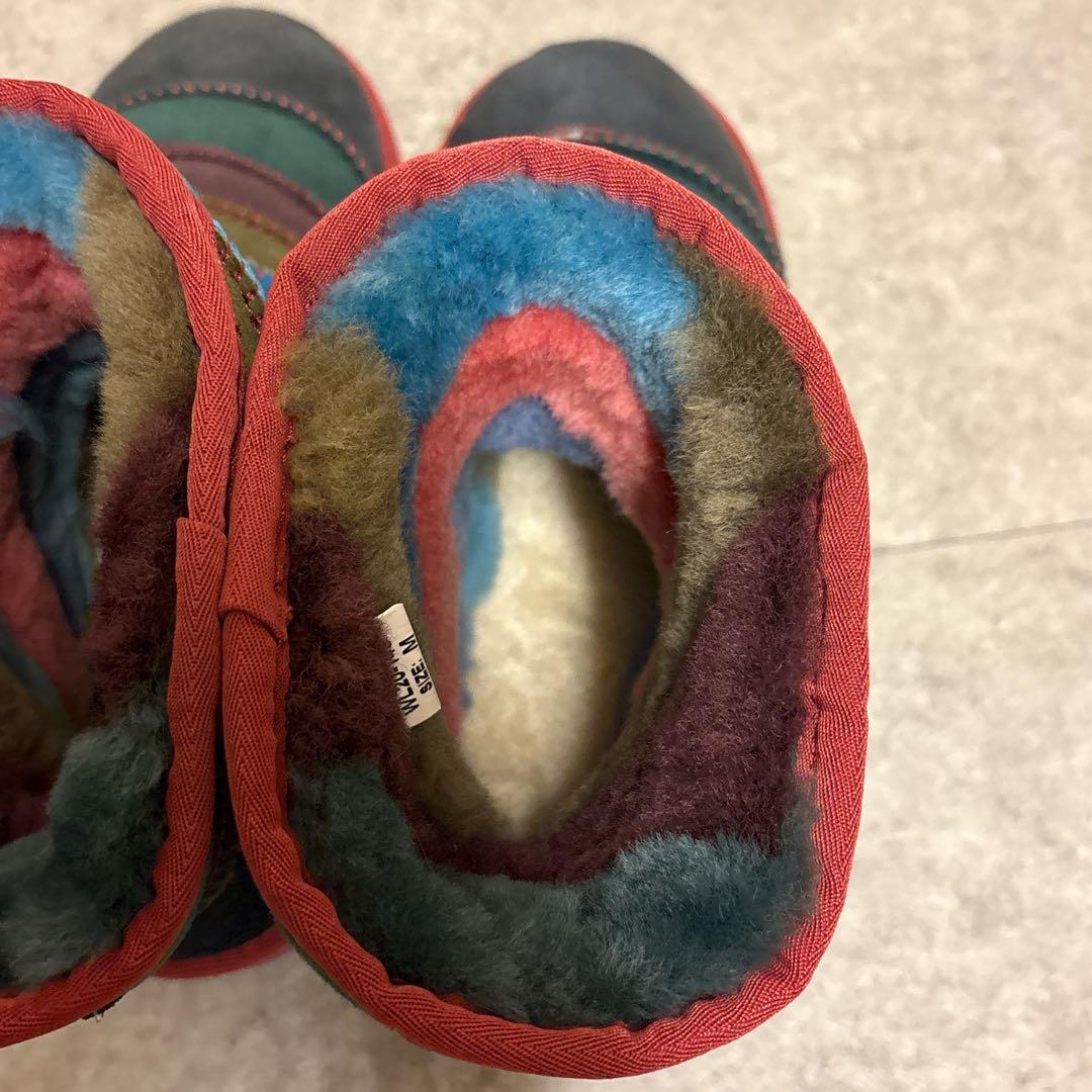 美品✨Estacion/エスタシオン　カラフルステッチ　ムートンブーツ M