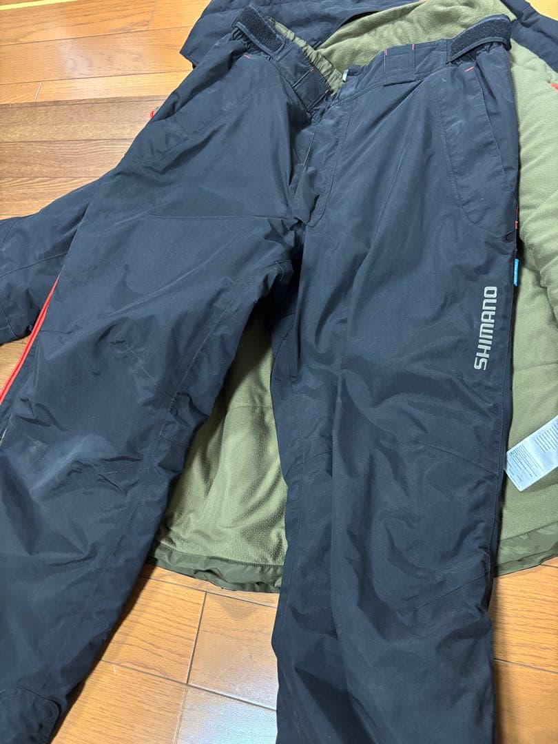 SHIMANO フィッシングスーツ(上下セット) CRYSHIELD防寒着