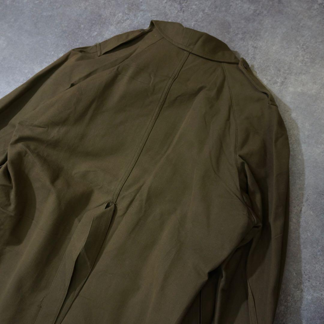 希少 50s フランス軍 M-35 モーターサイクルコート 実物 ミリ