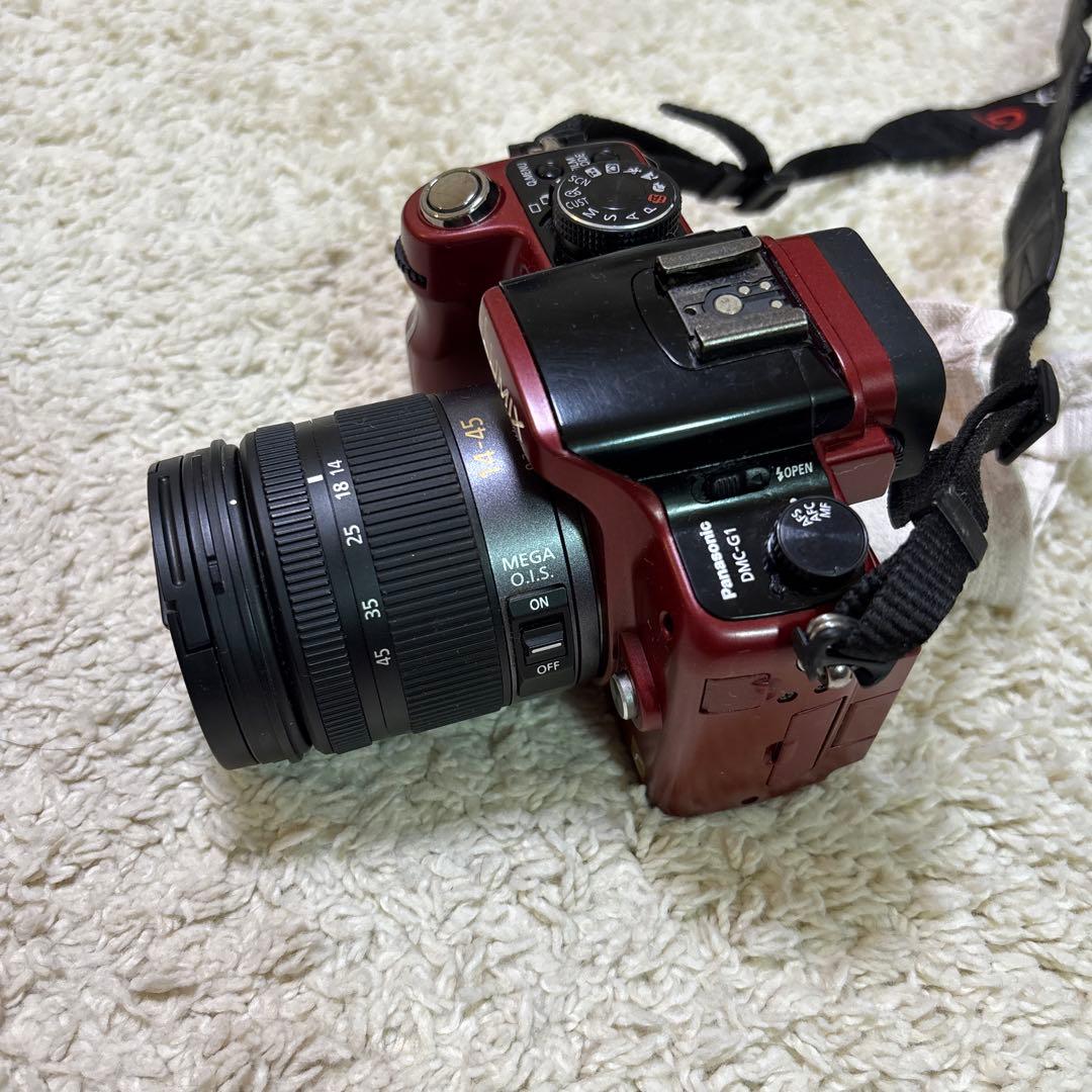 Panasonic LUMIX DMC-G1 レッド ミラーレス一眼カメラ