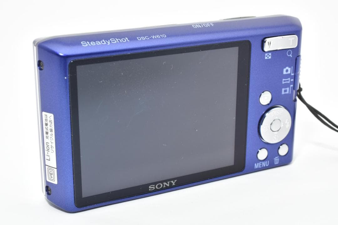 【極美品】SONY Cyber-shot DSC-W610 ブルー　動作確認済