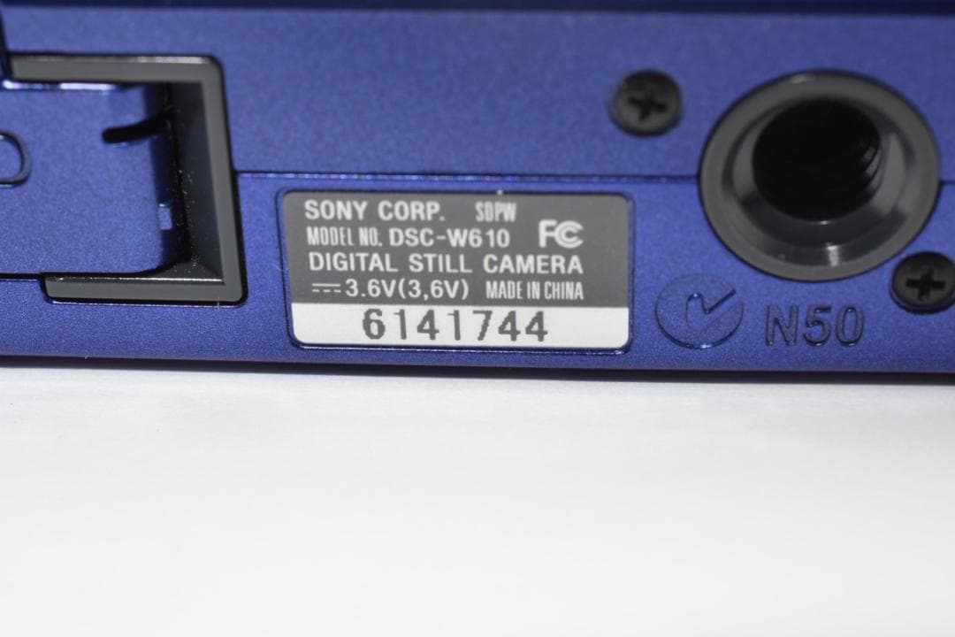 【極美品】SONY Cyber-shot DSC-W610 ブルー　動作確認済