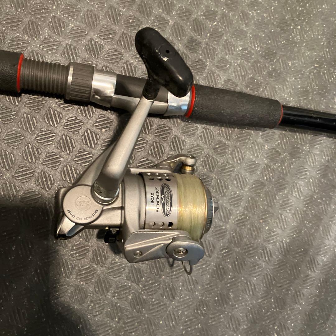 釣竿 2.4m CASTER8 リール リョービ 2000/3000R