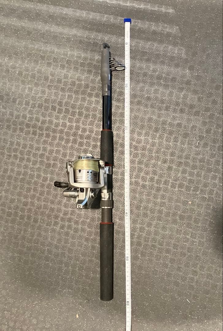 釣竿 2.4m CASTER8 リール リョービ 2000/3000R