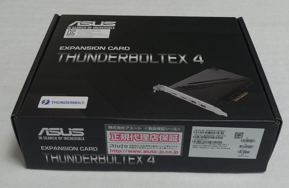ASUS THUNDERBOLT EX 4 拡張カード