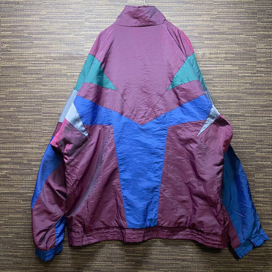 80~90年代 アディダス adidas ナイロンジャケット Y2K 銀タグ