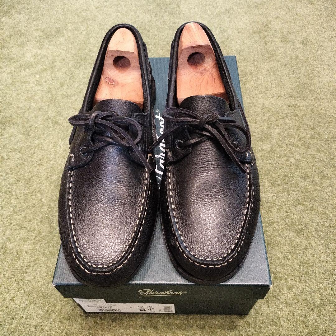 Paraboot / BARTH グレインレザー ブラック サイズ：9