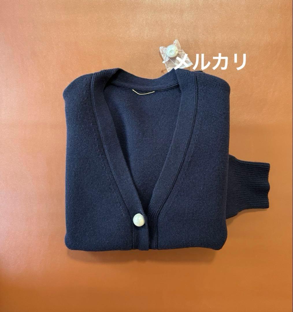 ドゥーズィエムクラス pearl button V/NC/D ニット