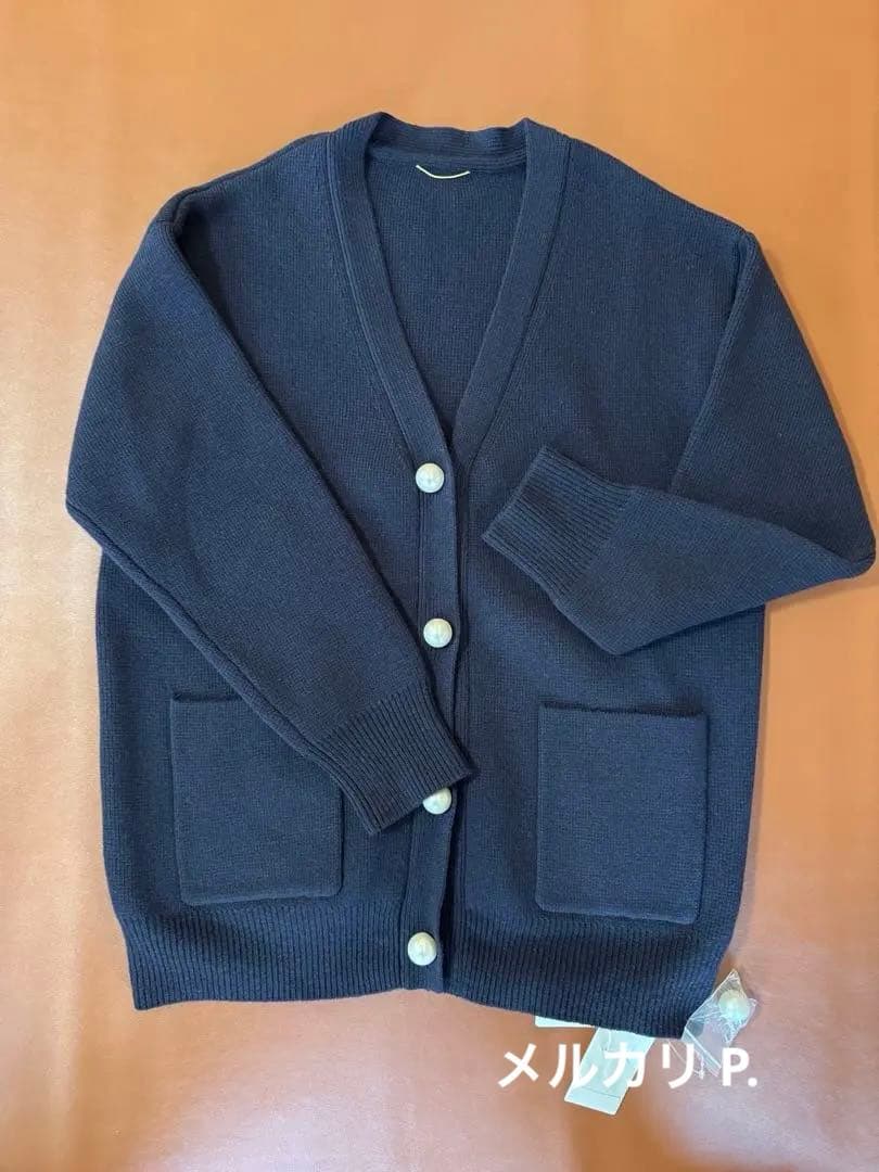 ドゥーズィエムクラス pearl button V/NC/D ニット