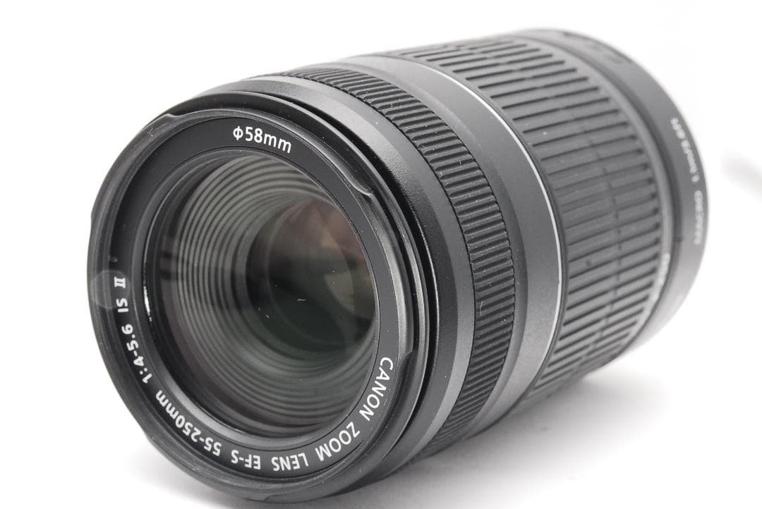 Canon EF-S 55-250mm IS Ⅱ♥手振れ補正♥望遠レンズ♥純正品