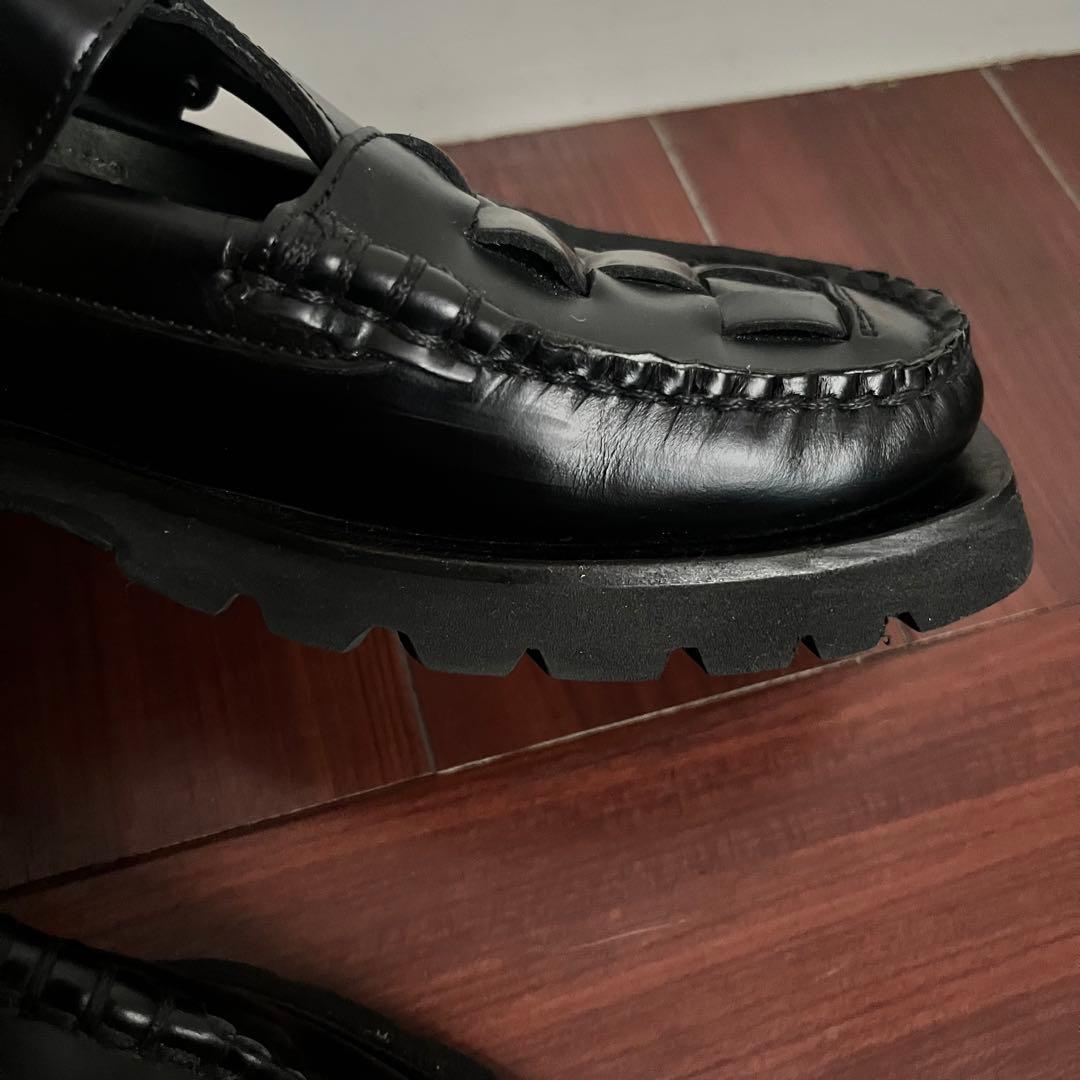 HEREU SOLLER SPORT ブラックローファー 38