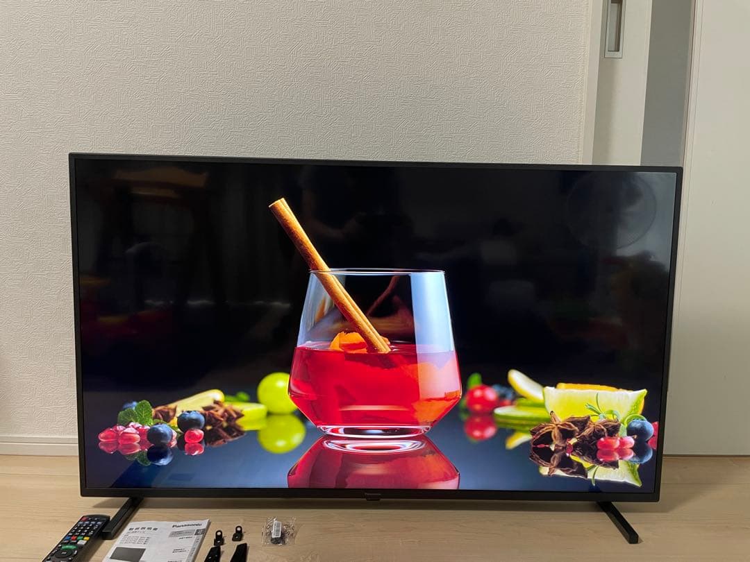 美品　2022年製Panasonic 50V型 4K液晶テレビ VIERA