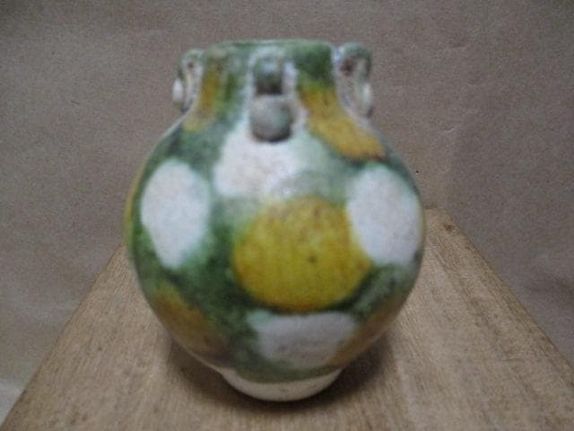 中国　唐三彩　小壺　I32-3