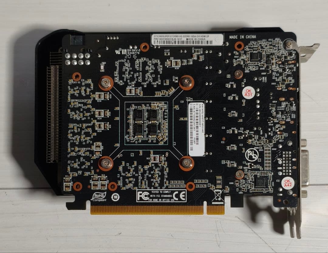 グラフィックボード　PALIT geforce GTX1660super