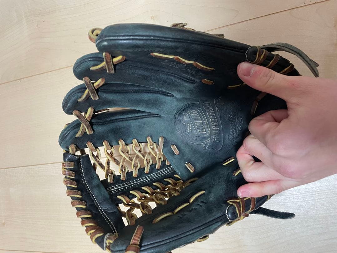 チャチャ丸　 Rawlings 硬式グローブ 黒