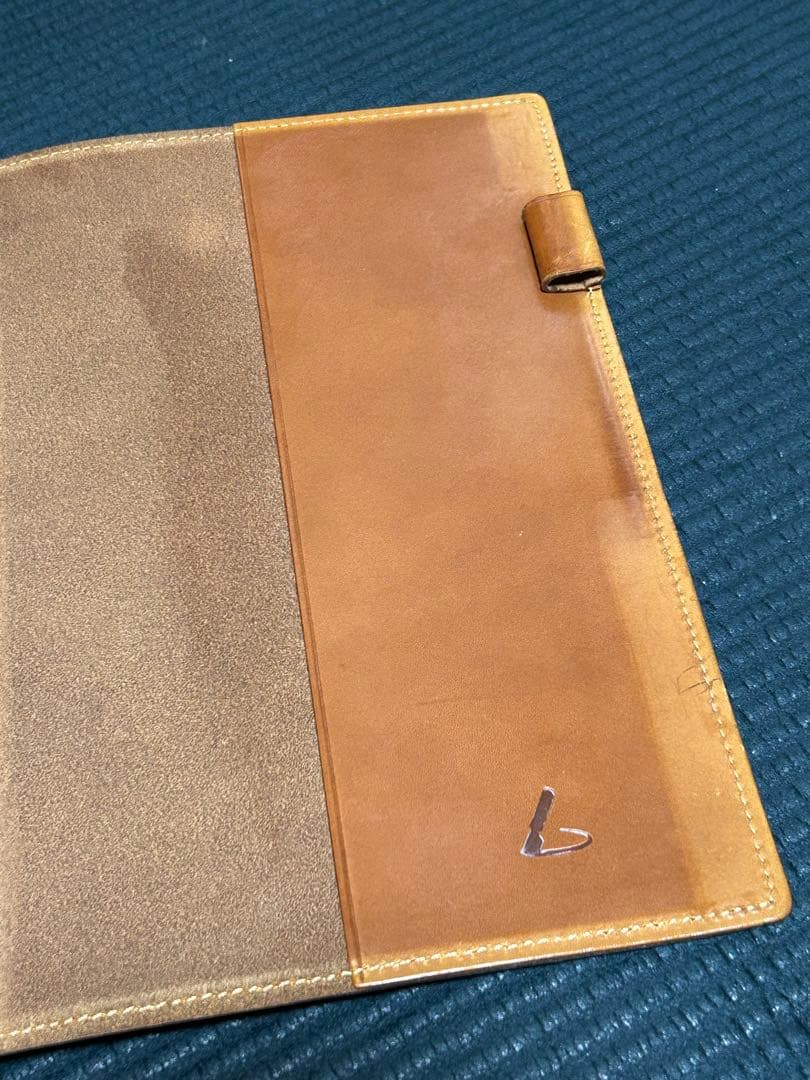 土屋鞄　ナチューラ　B5ノートカバー　ヌメ革