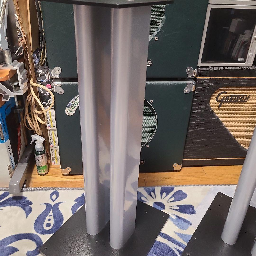 B&W スピーカースタンド 黒/シルバー