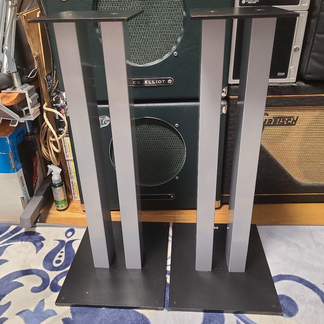 B&W スピーカースタンド 黒/シルバー