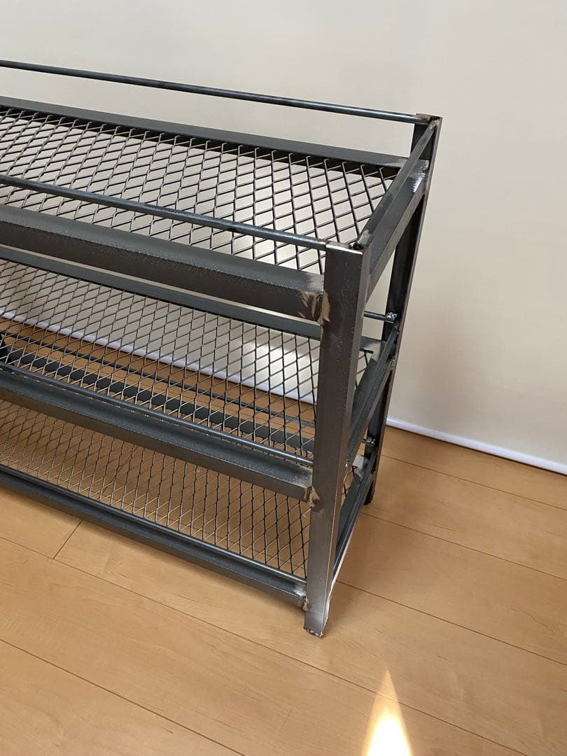 アイアンシェルフ　アイアンラック　インダストリアル 植物棚　アガベ