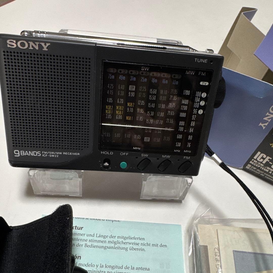 SONY ICF-SW22 9バンドラジオ