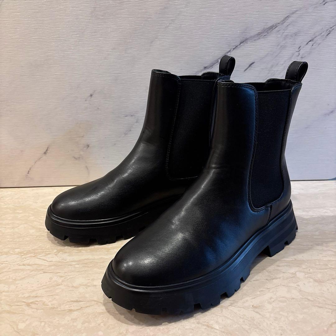 極美品✨️ユナイテッドアローズ サイドゴアブーツ　晴雨兼用 36