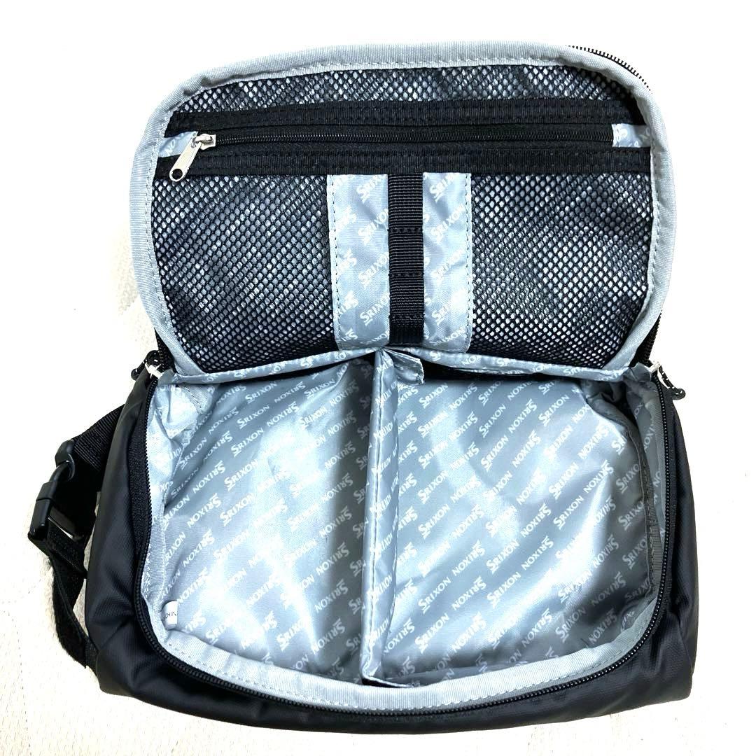 【未使用】ゴルフィッカーズ　スリクソン　数量限定　コラボラウンドポーチ、ブラック