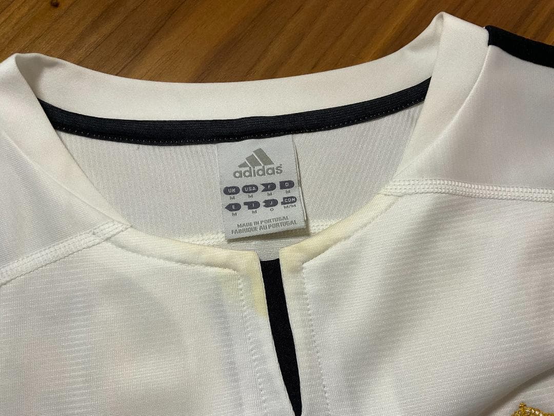 レアルマドリード ジダン ユニフォーム adidas 半袖 US「M」サイズ