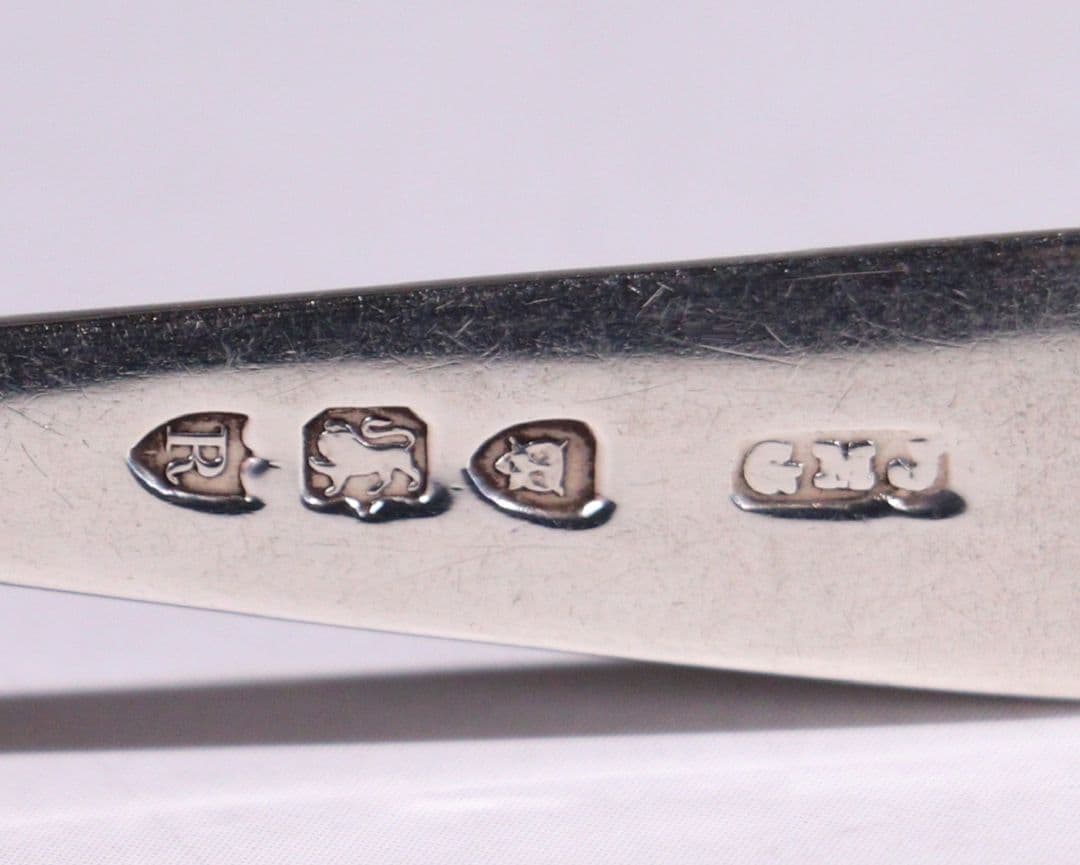 CD67 銀食器英国アンティーク ティースプーン カトラリースターリングシルバー