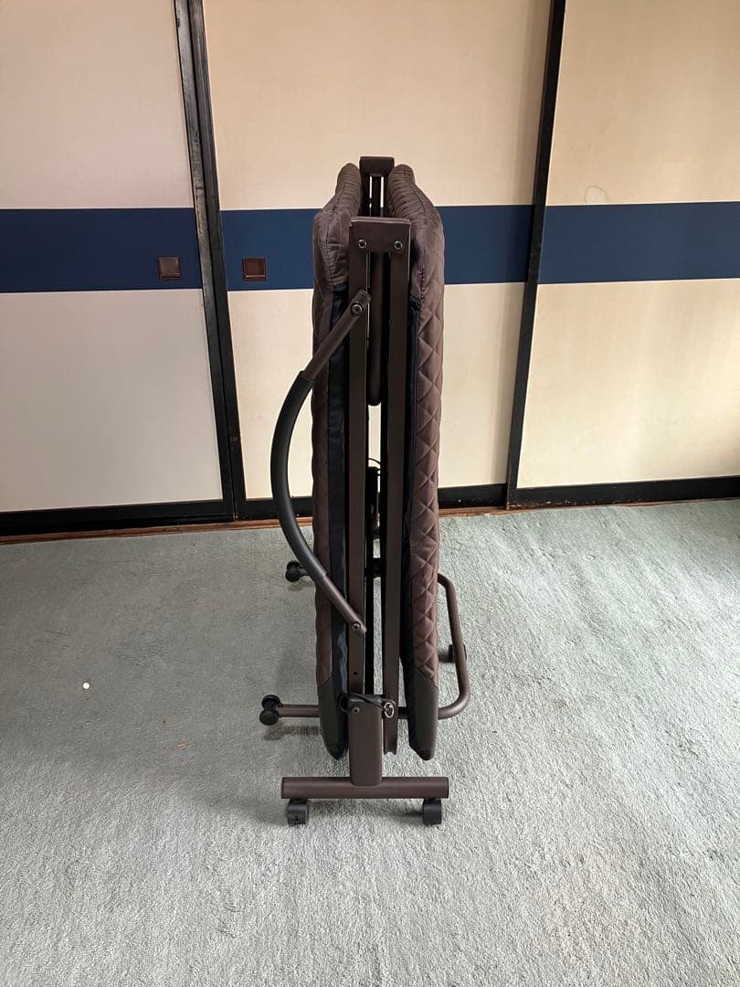 折り畳みパイプベッド リクライニング機能付き