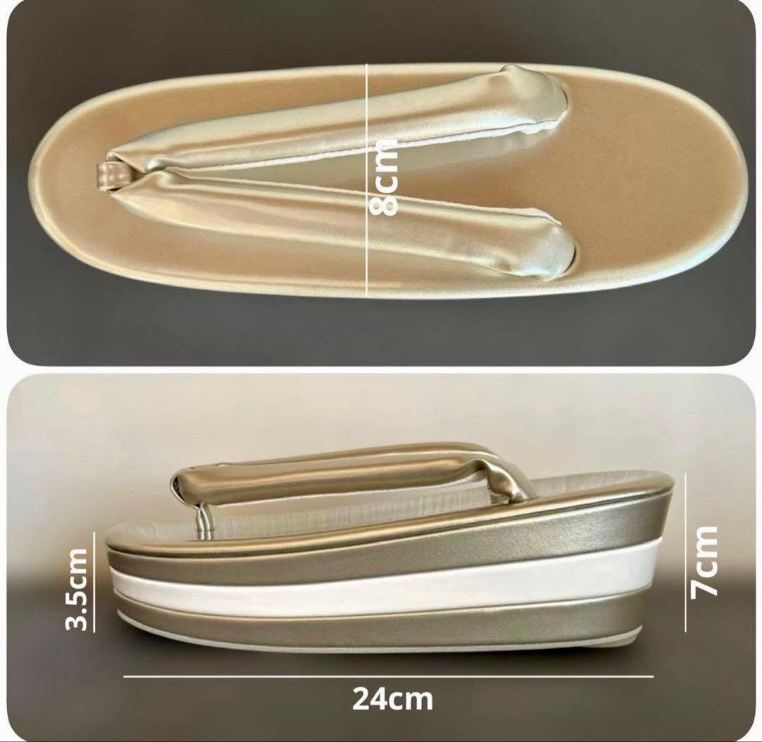 エナメル厚底草履バッグセット/NO.6