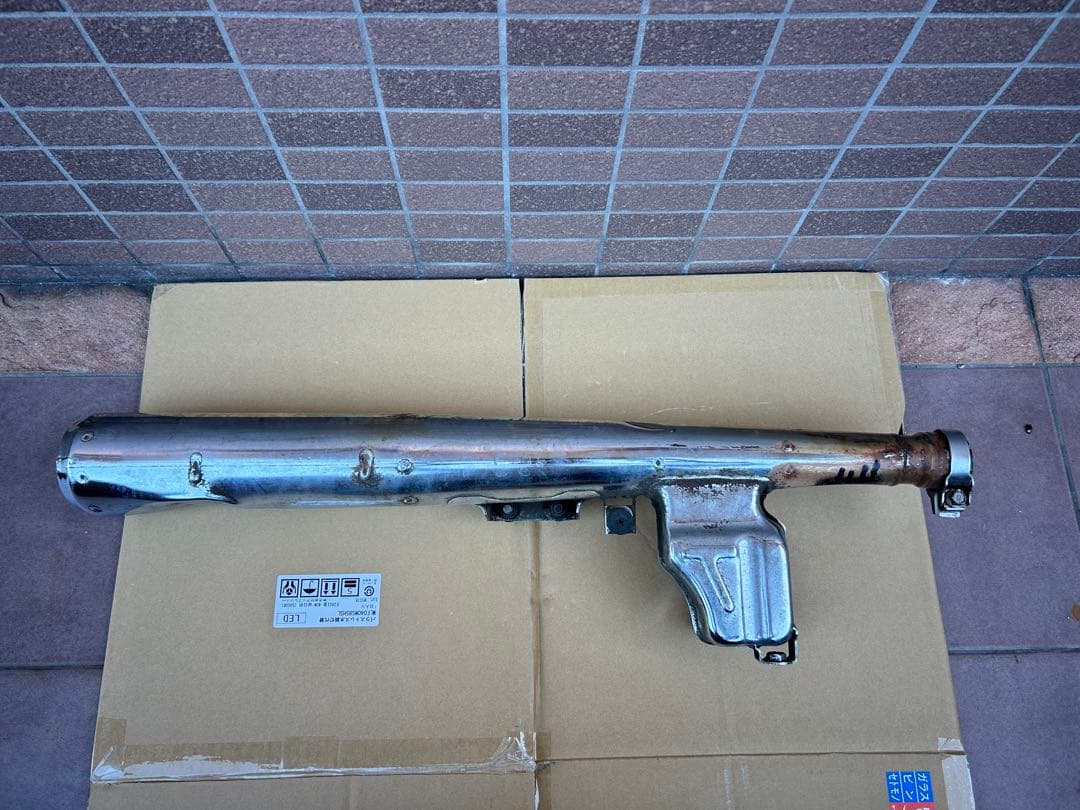 sr400純正マフラー1jr マフラー 取付ブラケット付き ブラケットのみok