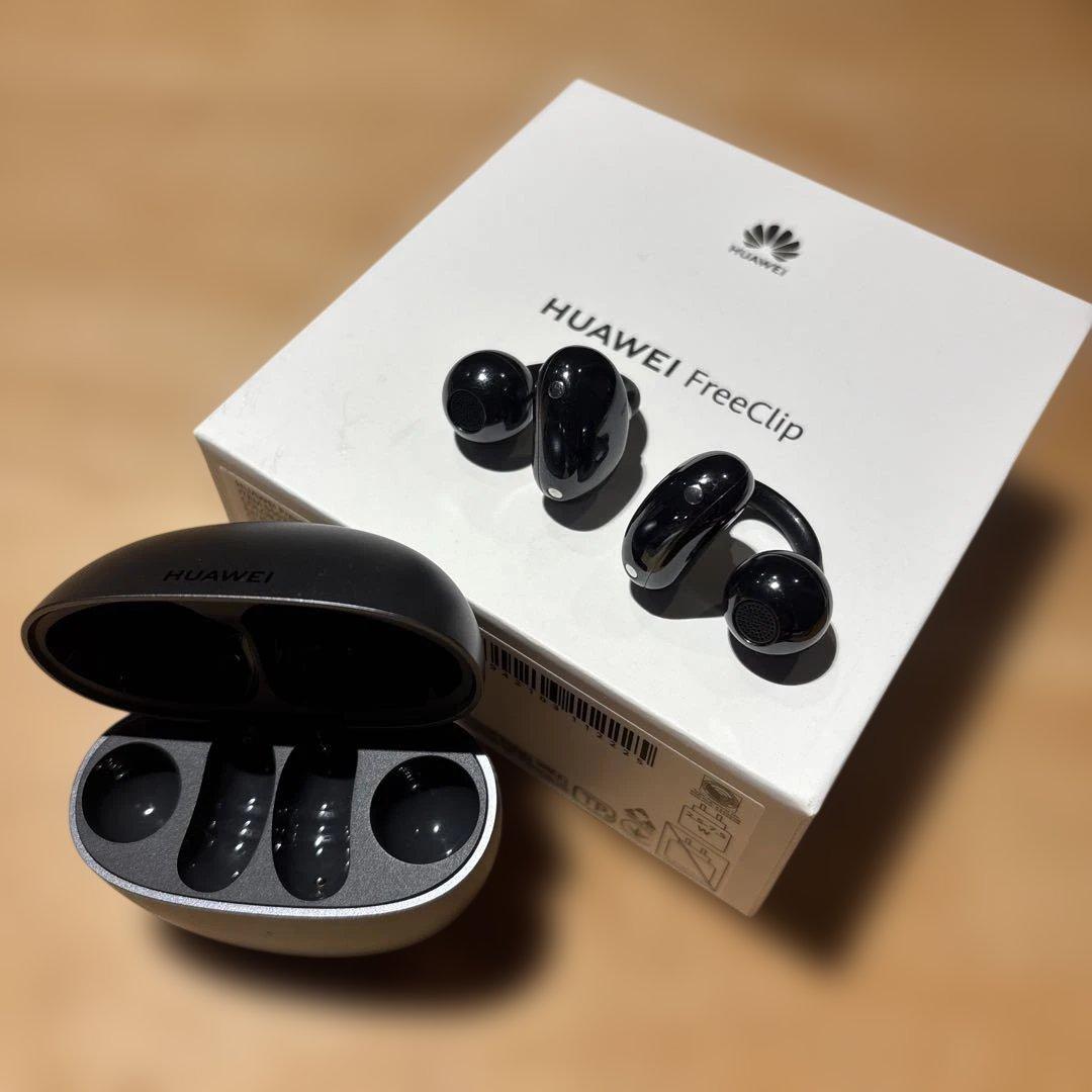 HUAWEI FreeClip ブラック ワイヤレスイヤホン