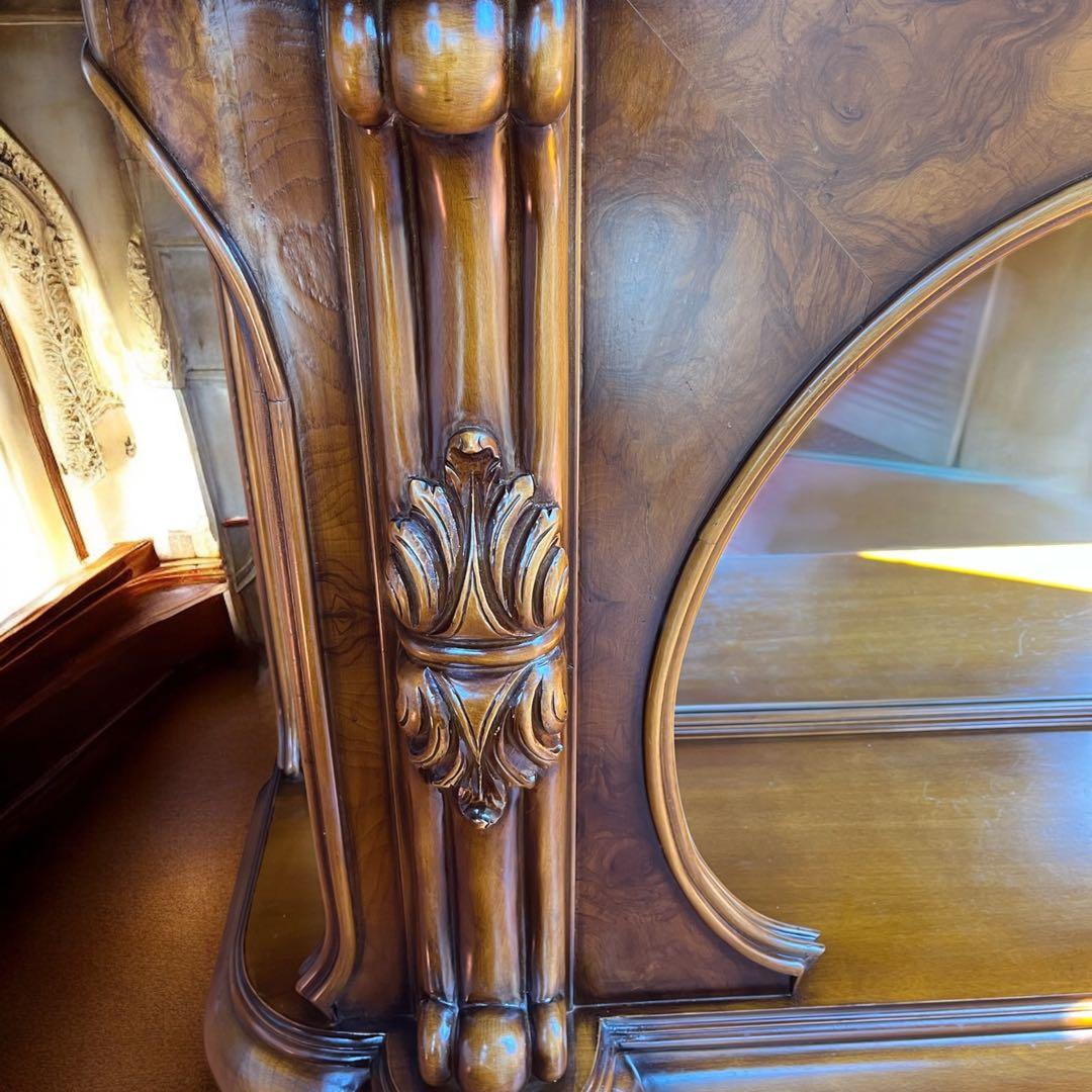 イタリア コンソール マホガニー 高級家具 イタリア家具 鏡